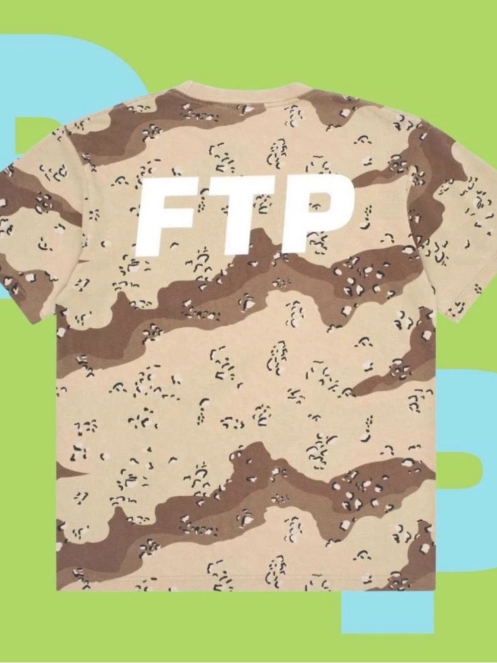 FTP Desert Camo Logo Tee (Medium)